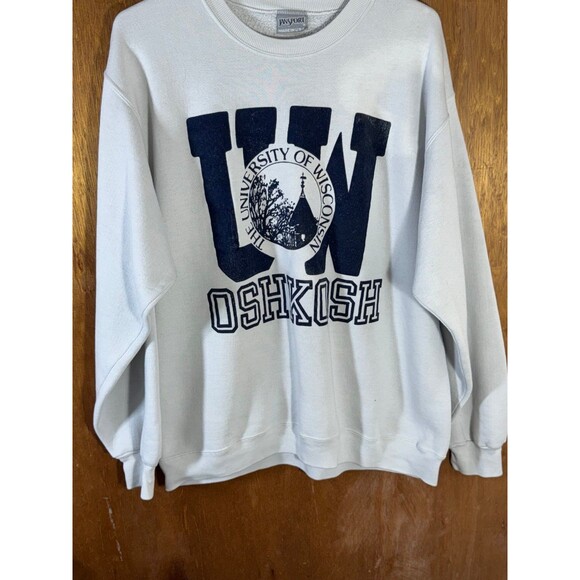 Vintage University of Wisconsin Oshkosh JanSport‎ Crewneck Sweater XXL USA - Picture 3 of 8